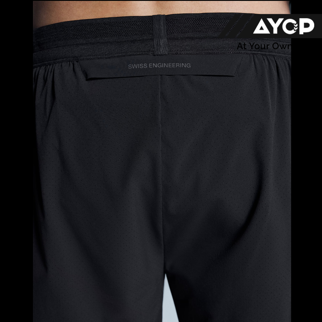 On Performance 5-inch Men's Running Shorts - Black