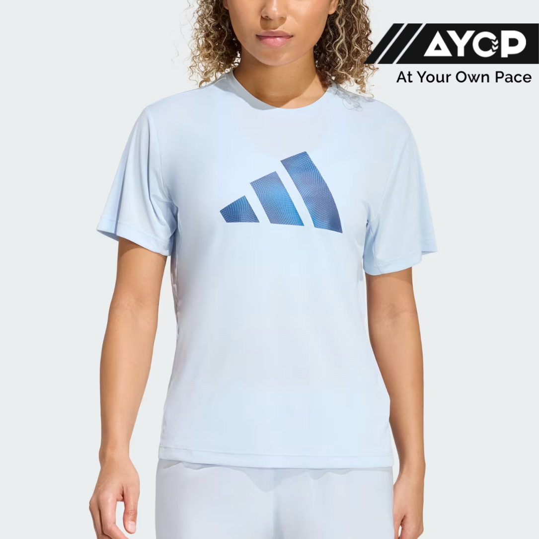 Adidas Adi365 Essentials Brand Love Women's Running T-Shirt - Crystal Sky