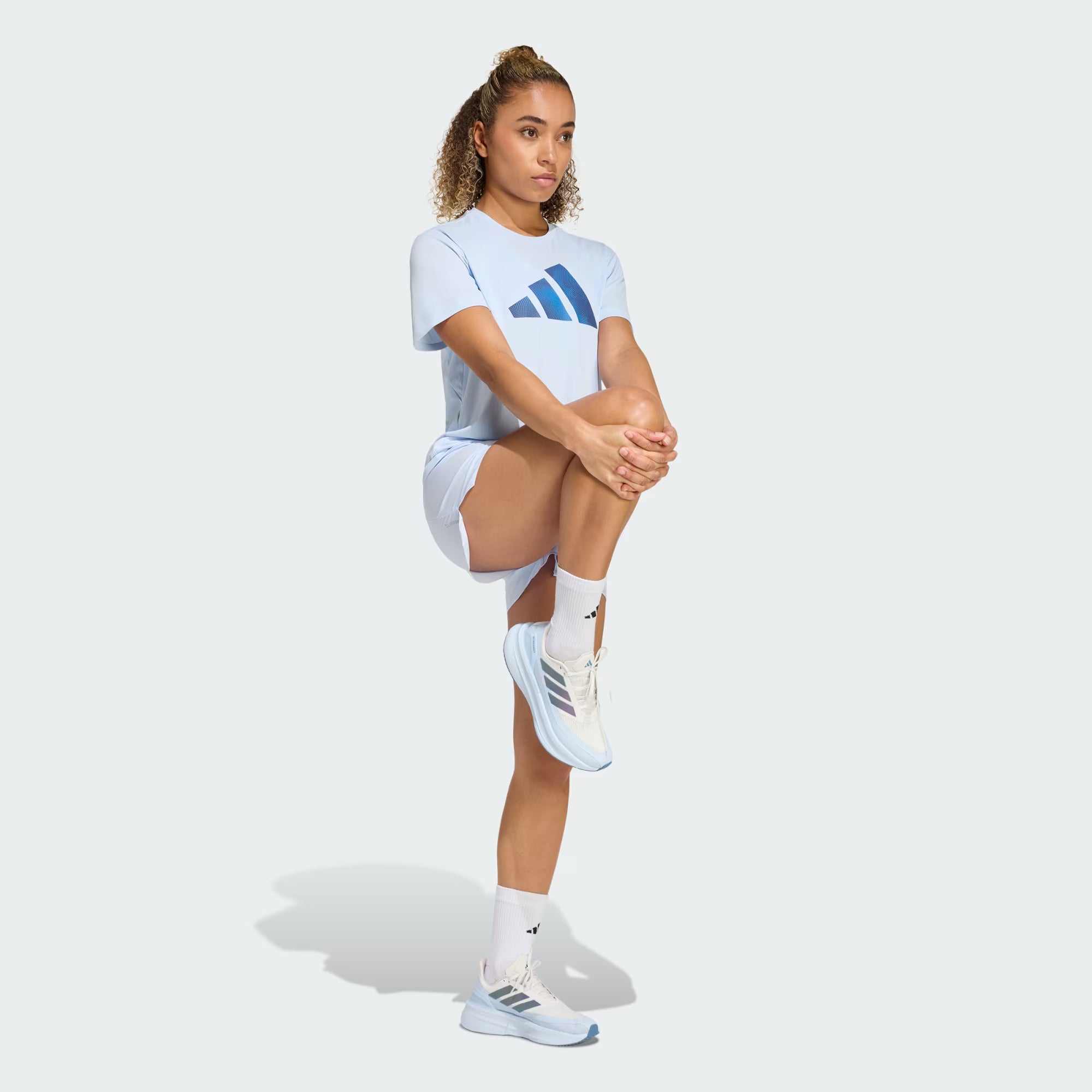 Adidas Adi365 Essentials Brand Love Women's Running T-Shirt - Crystal Sky