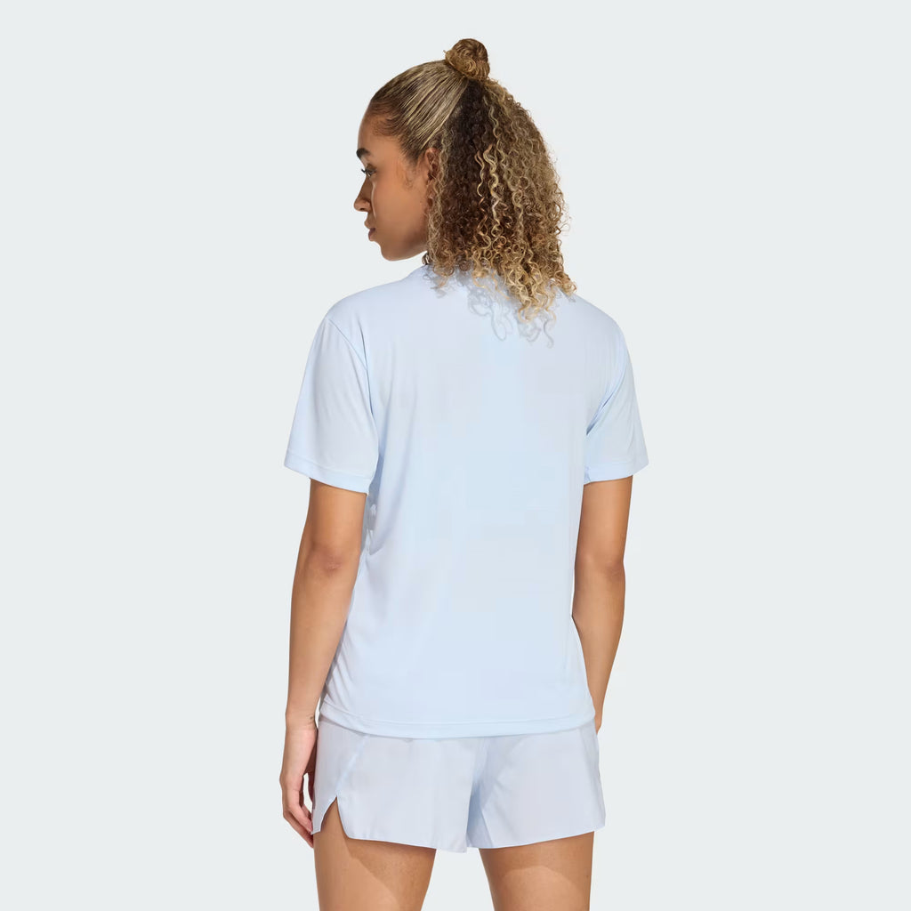 Adidas Adi365 Essentials Brand Love Women's Running T-Shirt - Crystal Sky