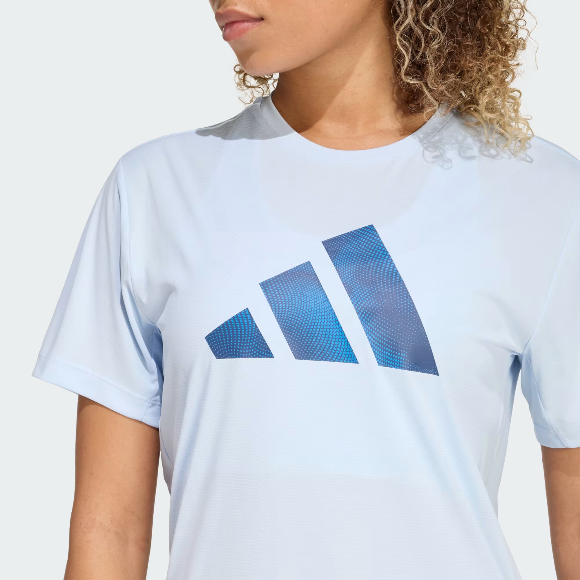 Adidas Adi365 Essentials Brand Love Women's Running T-Shirt - Crystal Sky