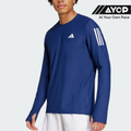 Adidas Own The Run Long Sleeve Men's Running Tee - Dark Blue