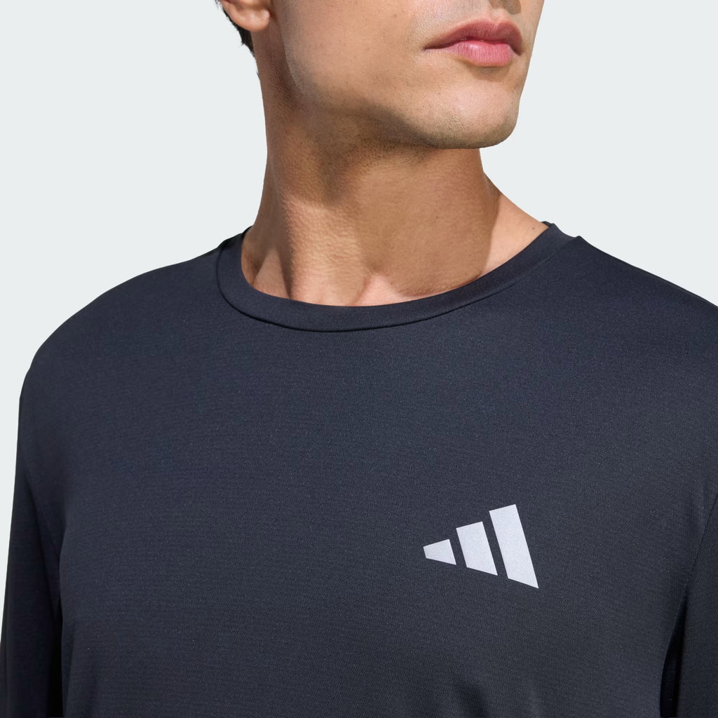 Adidas Adi365 Essentials Long Sleeve Men's Running Shirt - Black