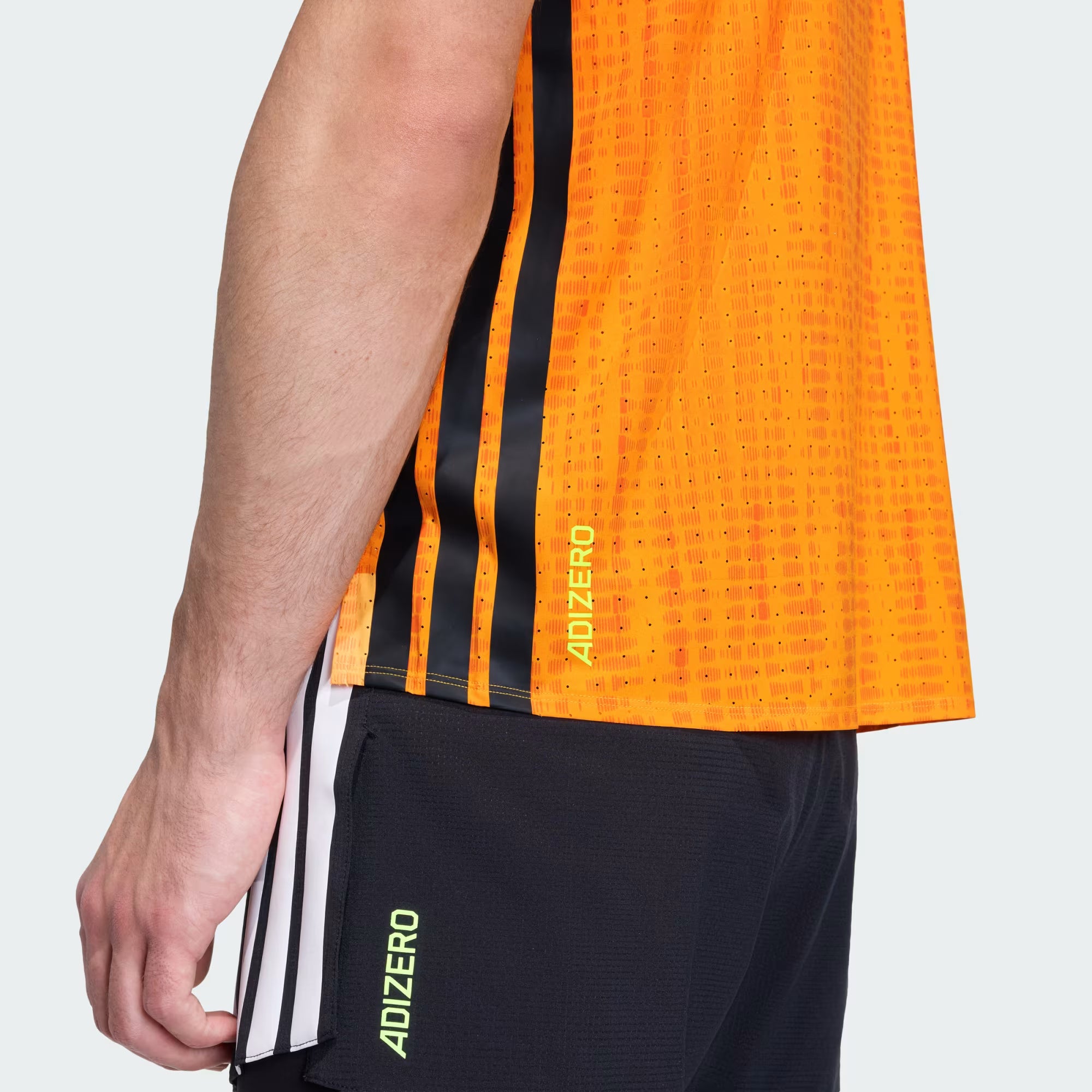 Adidas Adizero Men's Running Singlet - Pure Orange