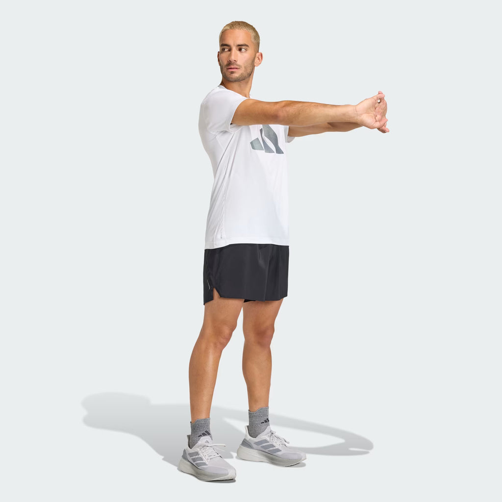 Adidas Adi365 Essentials Brand Love Men's Running T-shirt - White