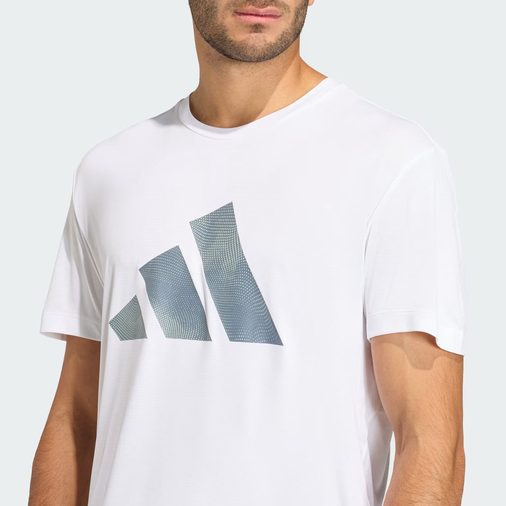 Adidas Adi365 Essentials Brand Love Men's Running T-shirt - White