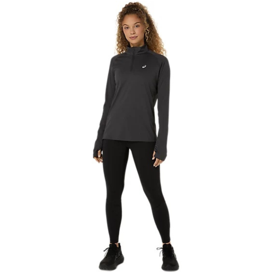 Asics Sport Long Sleeve 1/2 Zip Women's Running Top - Graphite Grey