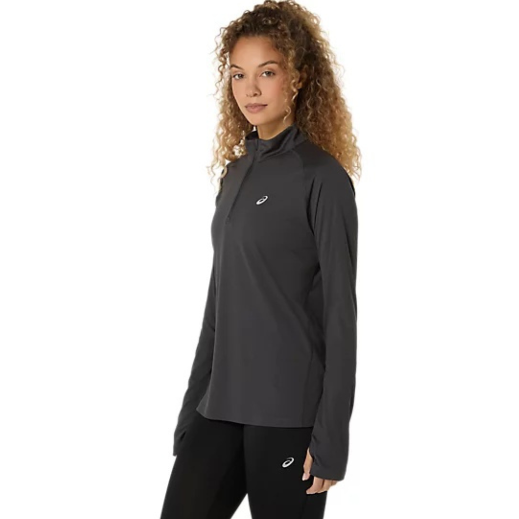 Asics Sport Long Sleeve 1/2 Zip Women's Running Top - Graphite Grey