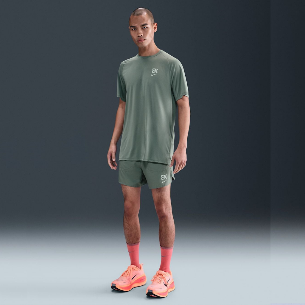 Nike Dri-FIT Stride 'Eliud Kipchoge' 5-inch Brief-Lined Men's Running Shorts - Clay Green