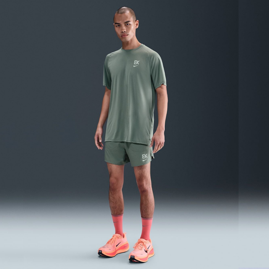Nike Dri-FIT Stride 'Eliud Kipchoge' 5-inch Brief-Lined Men's Running Shorts - Clay Green