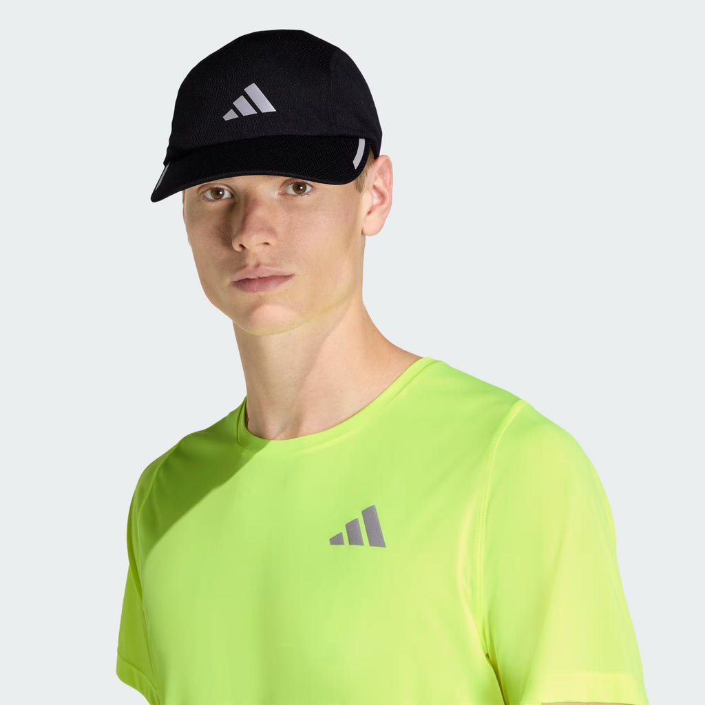 Adidas Climacool Mesh 4 Panel Reflective Unisex Running Cap - Black