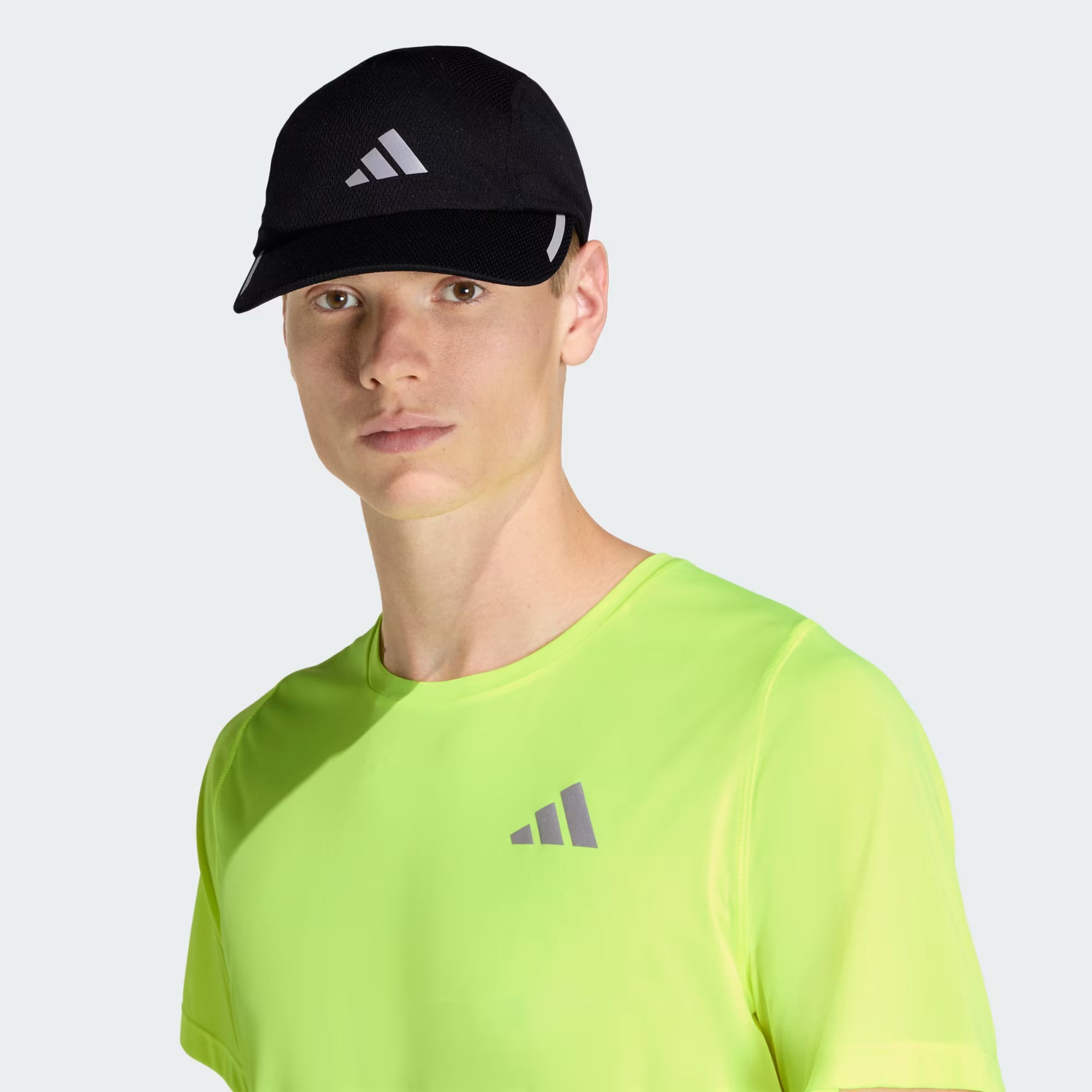 Adidas Climacool Mesh 4 Panel Reflective Unisex Running Cap - Black