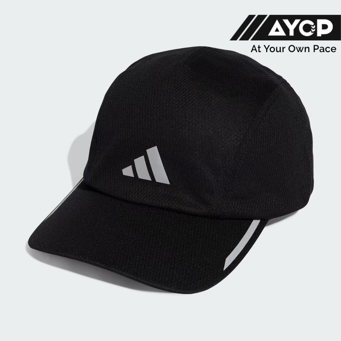 Adidas Climacool Mesh 4 Panel Reflective Unisex Running Cap - Black