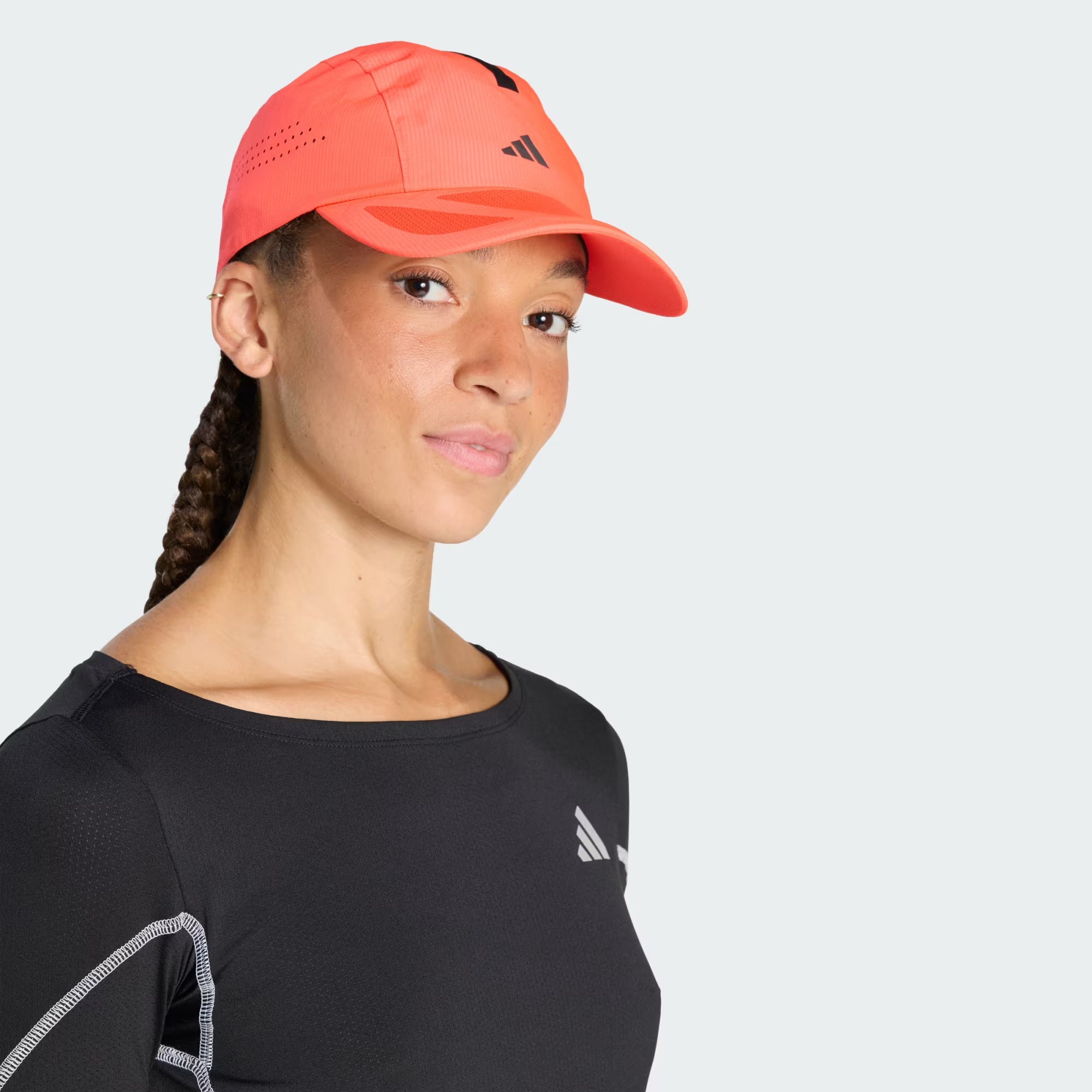 Adidas RunningxAdizero Lightweight Climacool Unisex Running Cap - Lucid Red