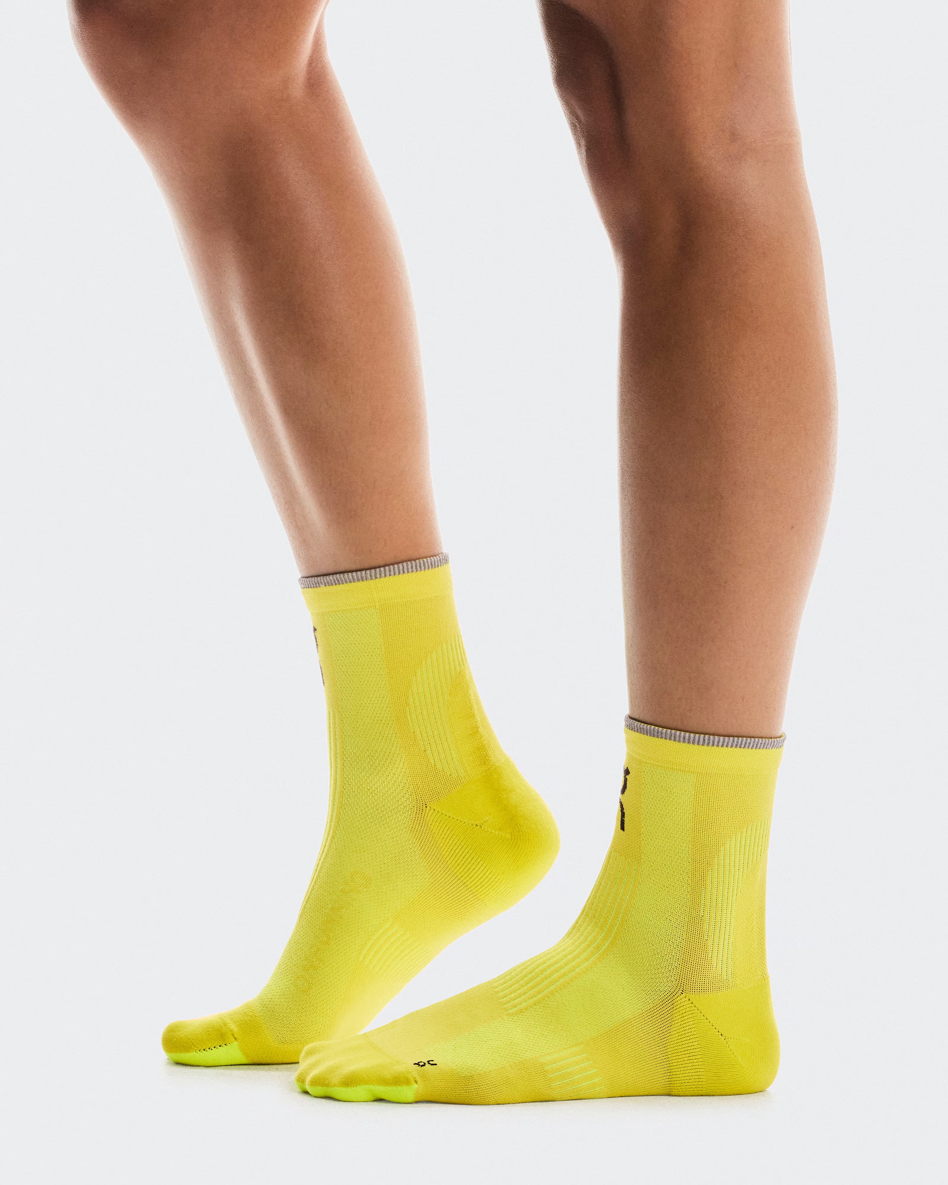On Elite Mild Unisex Running Socks - Lime
