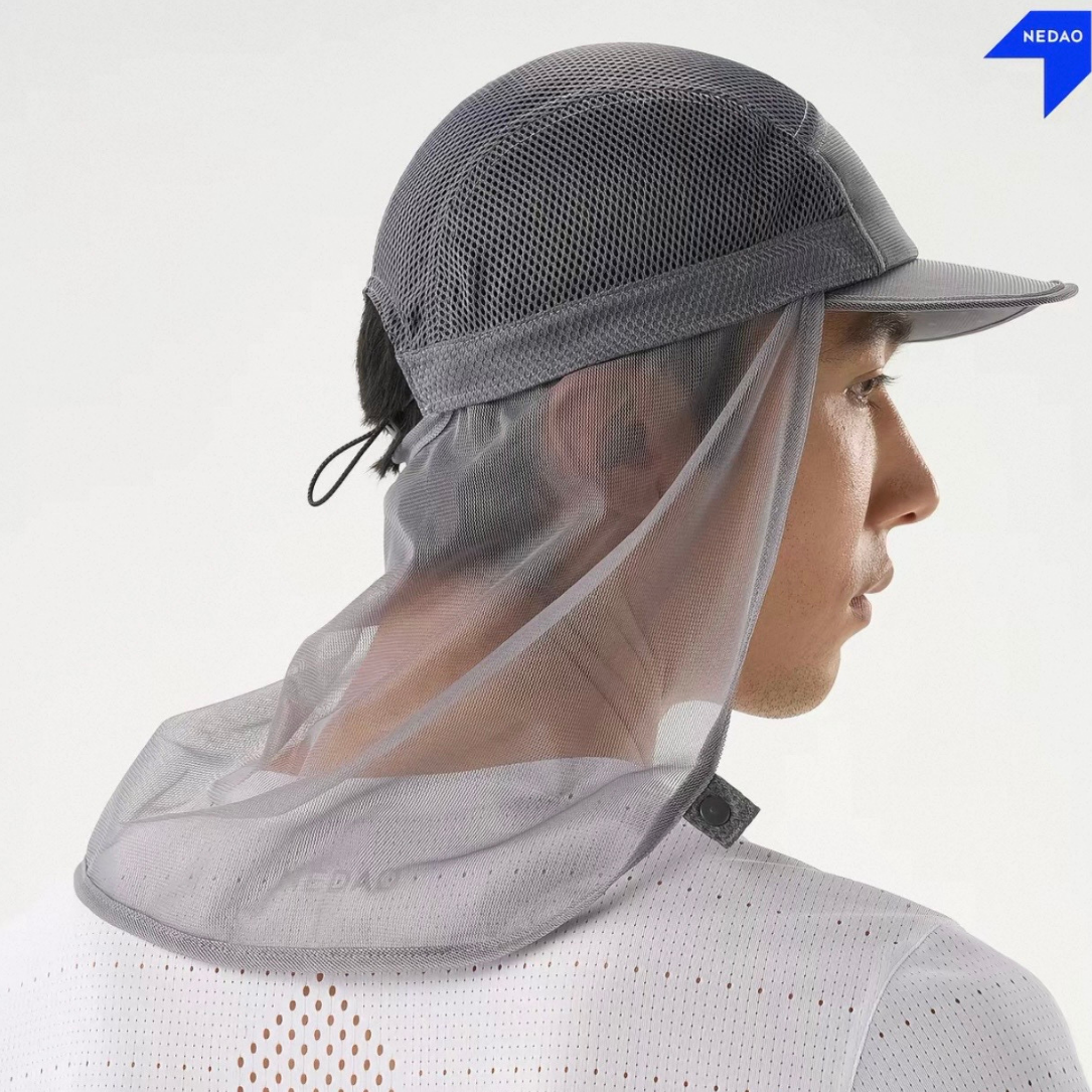 Nedao Off-Road Sun Guard Cap - Grey