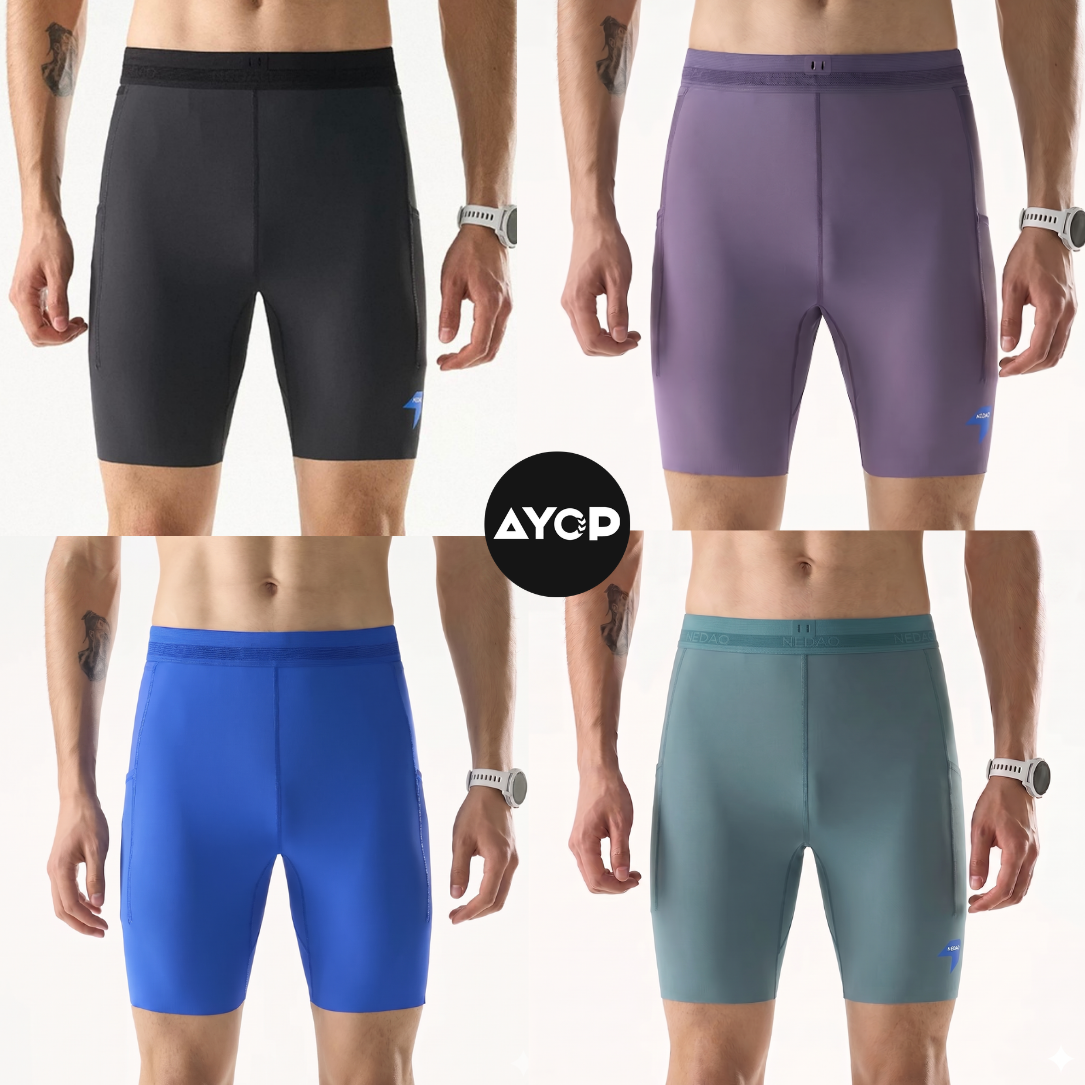 Nedao VelocityX Pro Plain GhostDry 7-inch Men's Running Tights