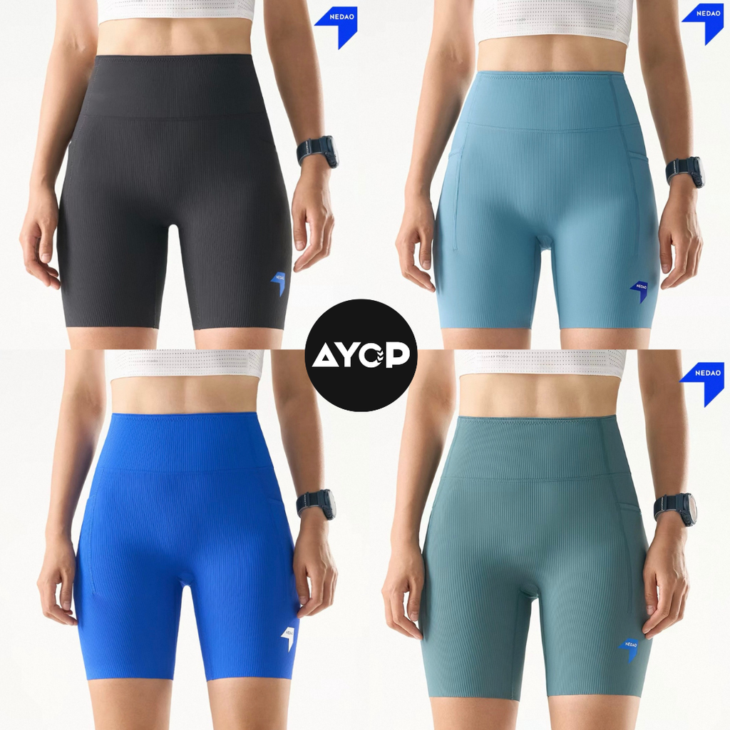Legging Lari Wanita Nedao VelocityX Pro 6-inci (GhostDry)