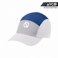 Qinkung Lightweight Marathon Unisex Cap 2.0 - White Blue Grey