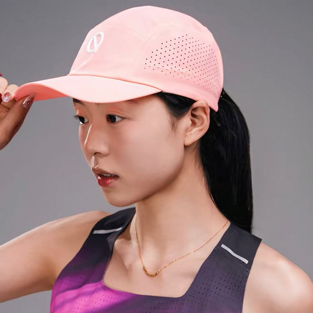 Qinkung Lightweight Marathon Unisex Cap 2.0 - Coral Pink