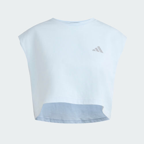 Adidas Adi365 Running Essentials Crop Top - Crystal Sky