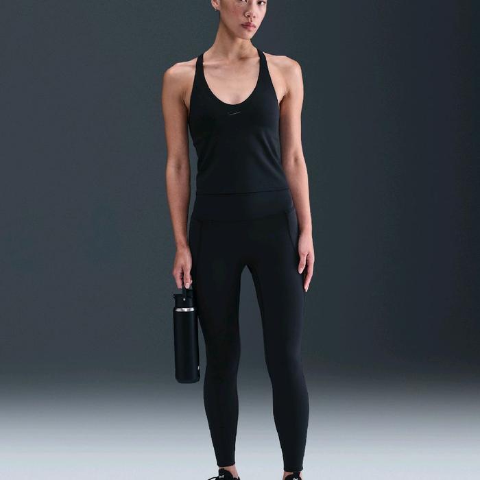 Nike Universa Medium-Support Padded Sports Bra - Black