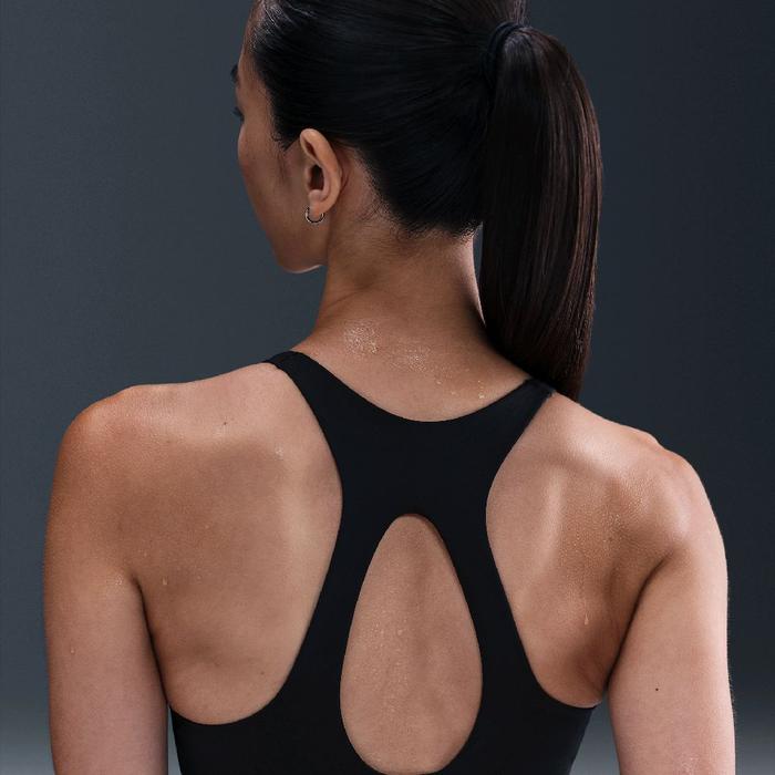 Nike Universa Medium-Support Padded Sports Bra - Black