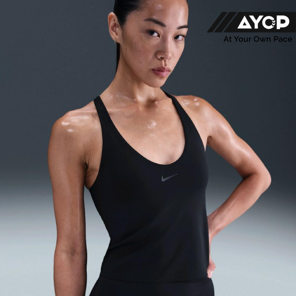 Nike Universa Medium-Support Padded Sports Bra - Black