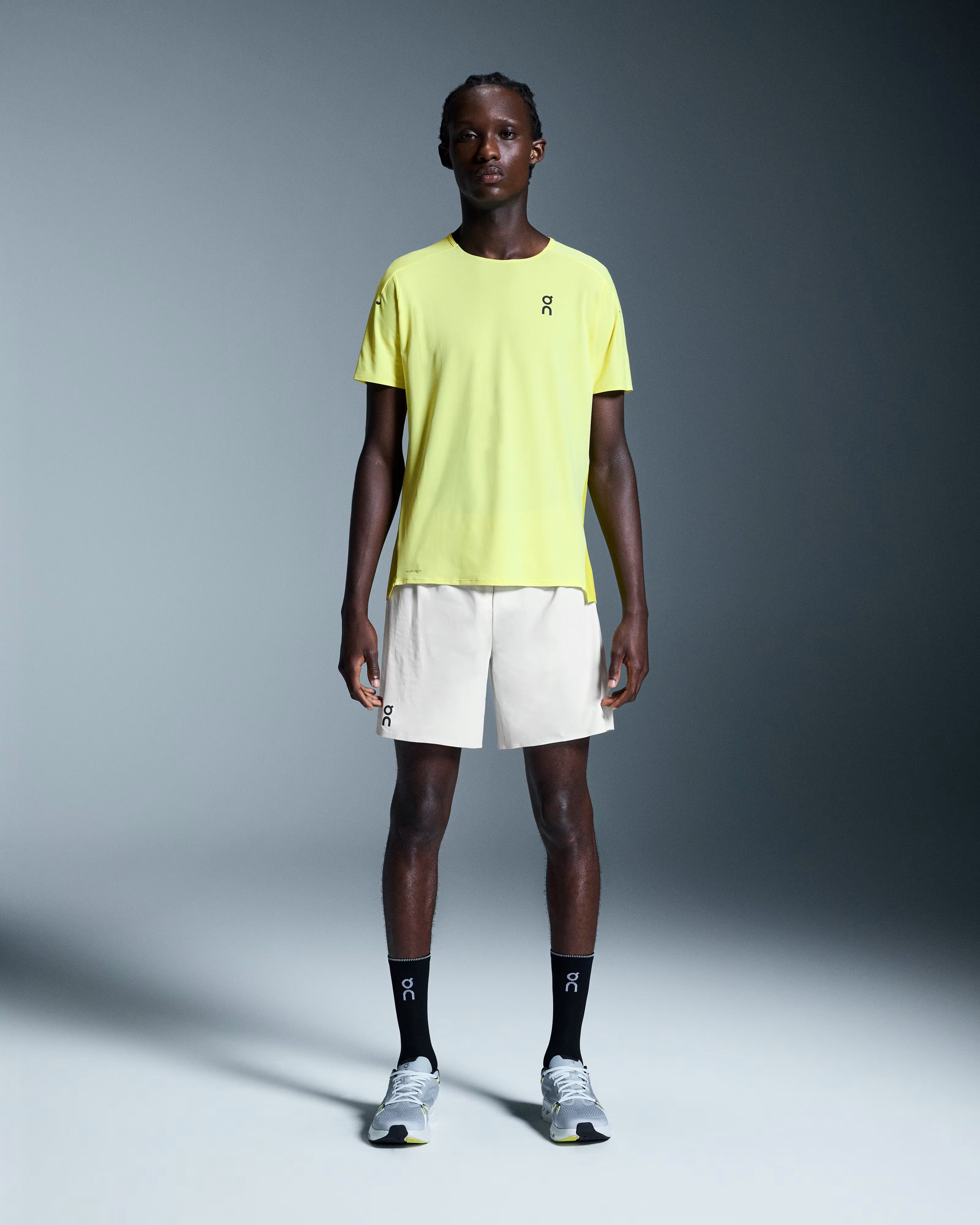 On Performance-T Eclipse Men's Running Top - Limelight