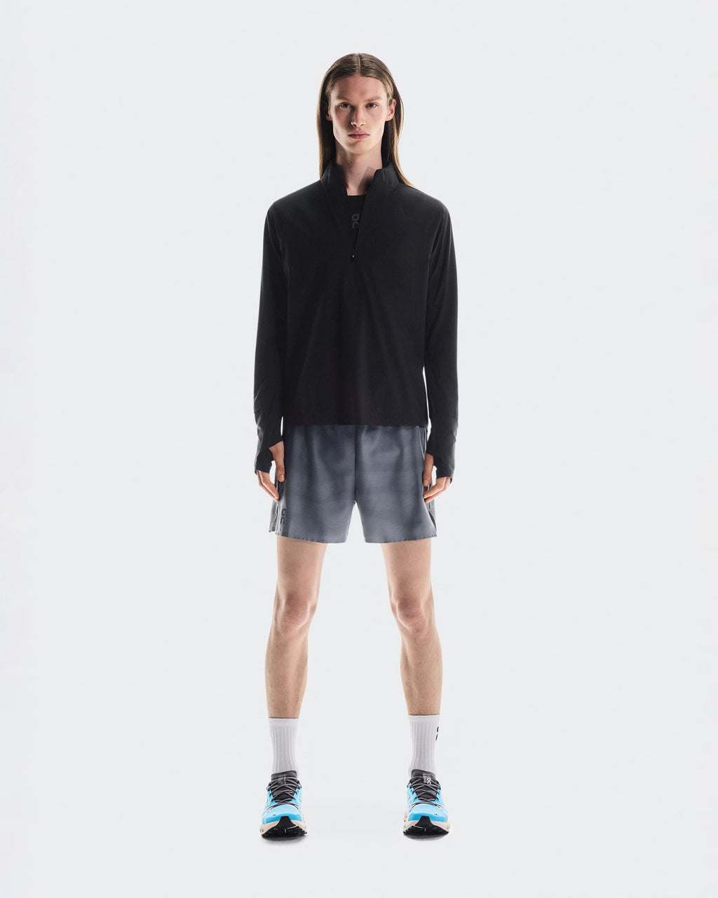 ON Running Trail Men's Shorts - Rock Grey