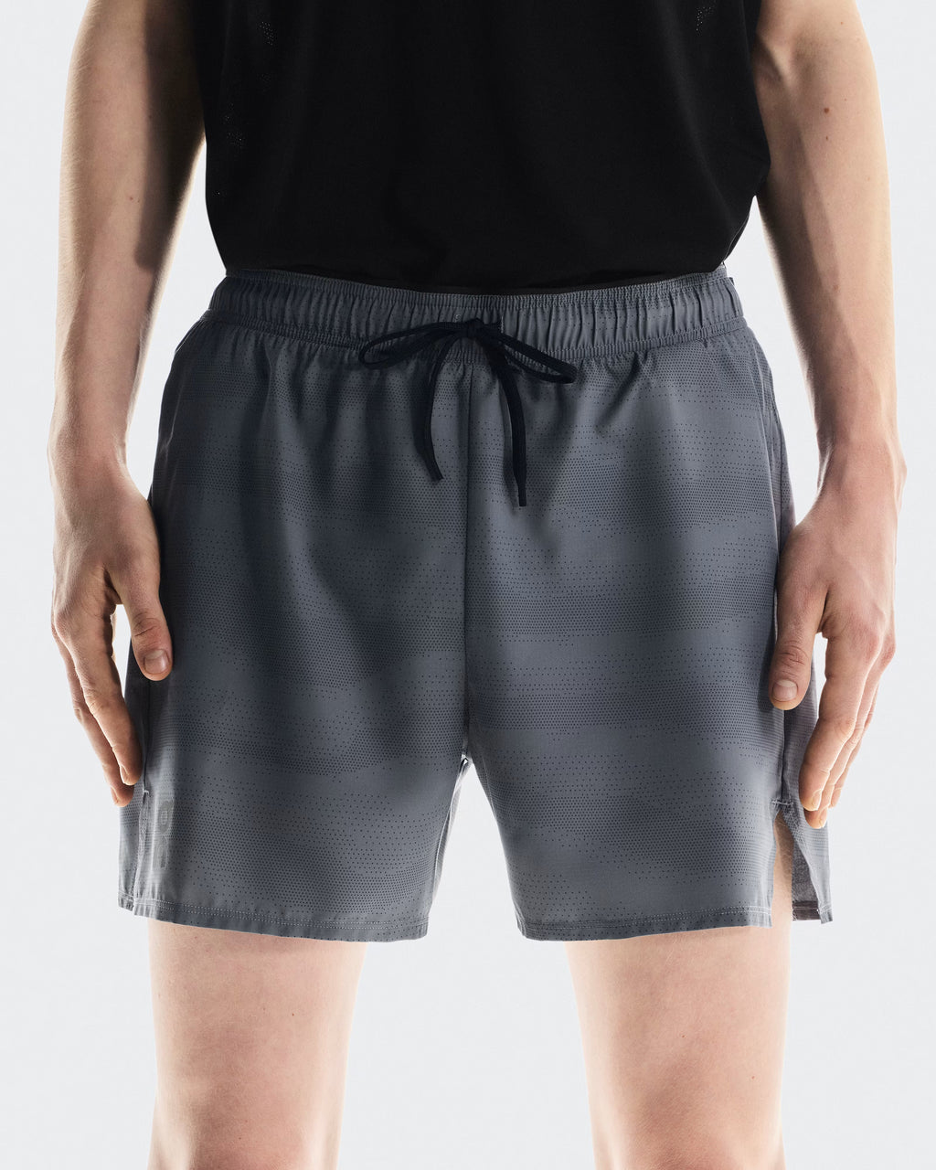 ON Running Trail Men's Shorts - Rock Grey