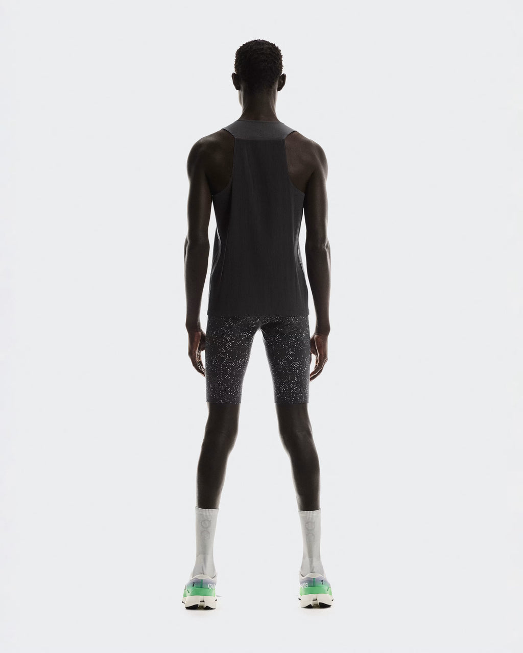 ON Running Race Half Men's Tights - Iron Glacier