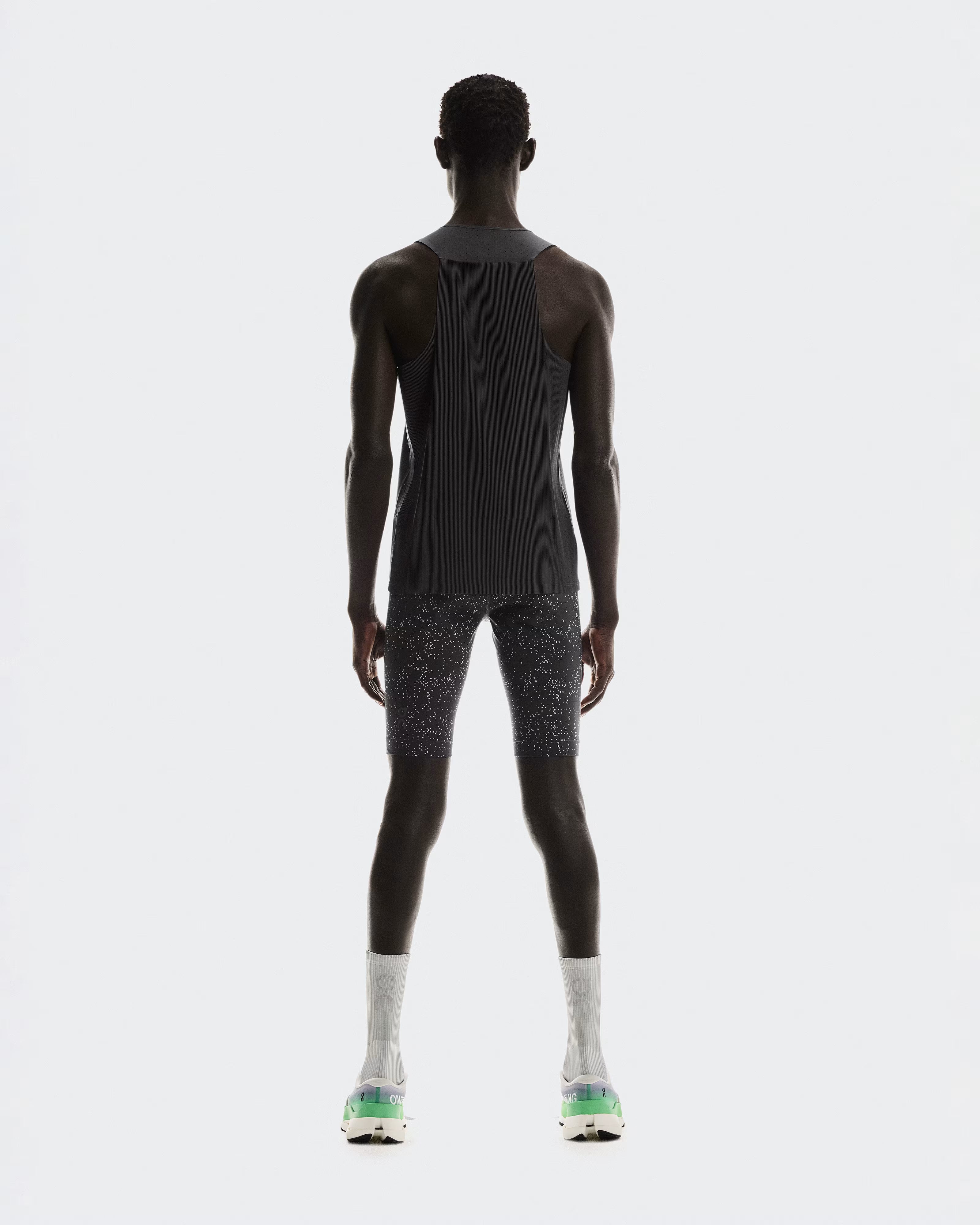 ON Running Race Half Men's Tights - Iron Glacier