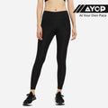 Nike Epic Fast Mid-Rise Legging Lari Wanita - Hitam