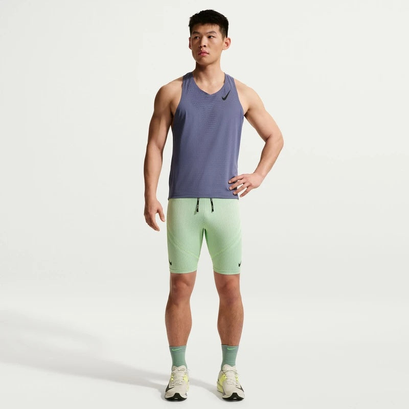 Nike Dri-FIT Aeroswift Half Men's Running Tights - Lime Blast