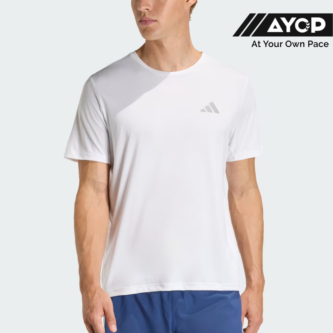 Kaos Lari Pria Adidas adi365 Essentials - Putih