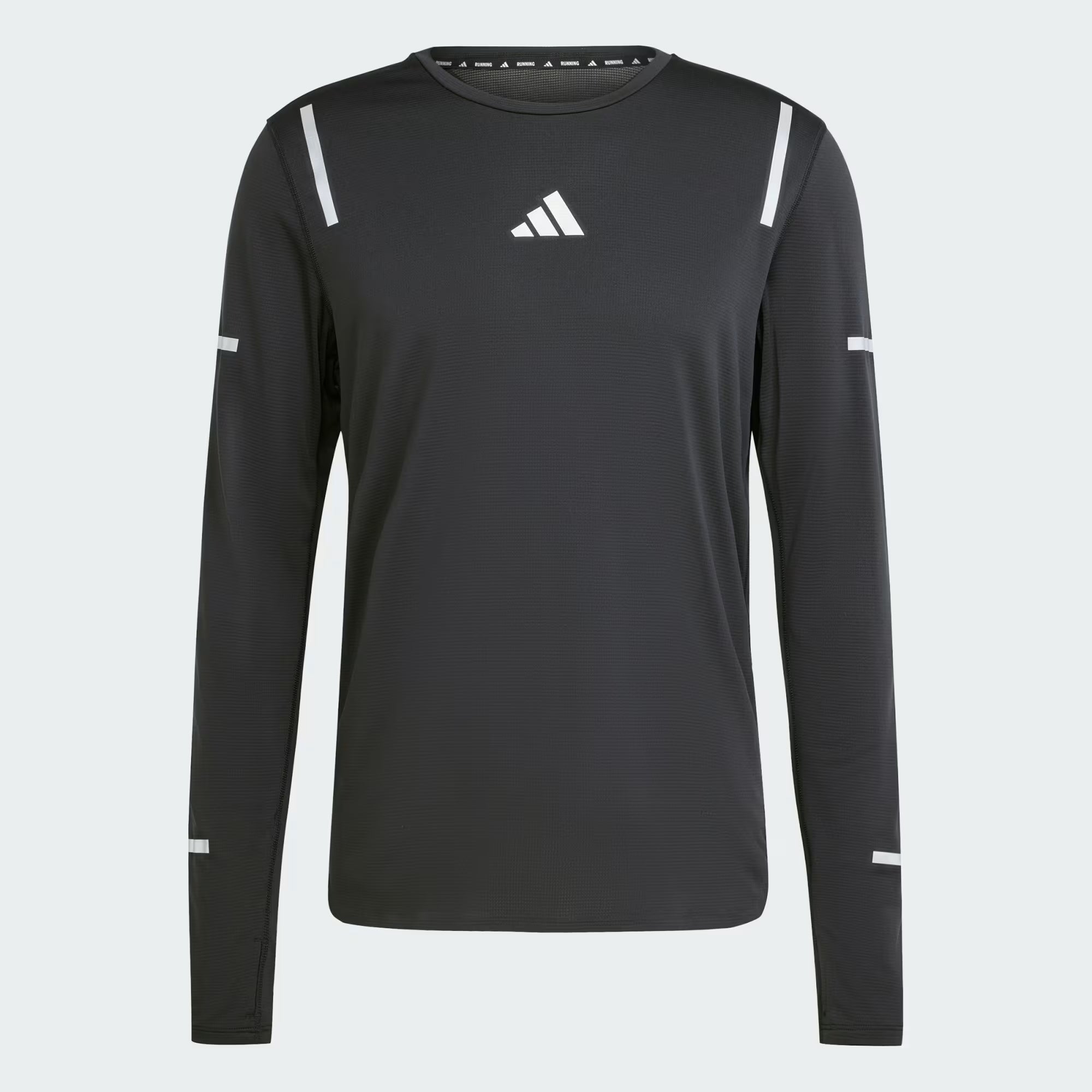 Adidas Ultimate Reflective Long Sleeve Men's Running Tops - Black