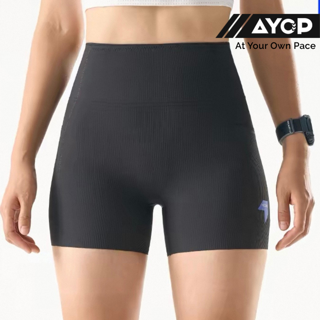 Nedao VelocityX Ghostdry 1/4 Women's Running Tights - Black