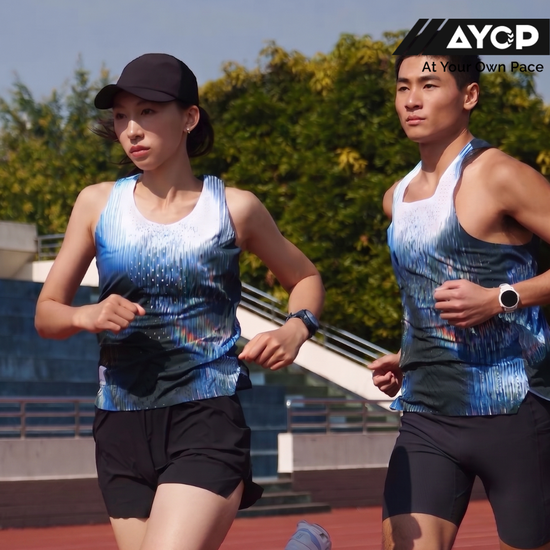 Nedao QiFlow Vortex Running Singlet - Navy Blue
