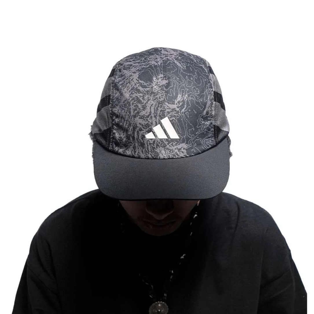 Adidas 3-Panels Climacool Unisex Running Cap - Black Grey
