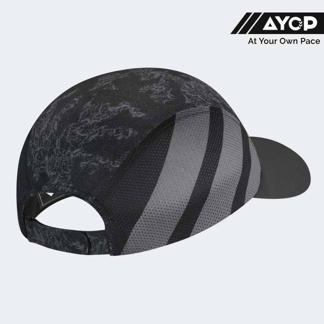 Adidas 3-Panels Climacool Unisex Running Cap - Black Grey