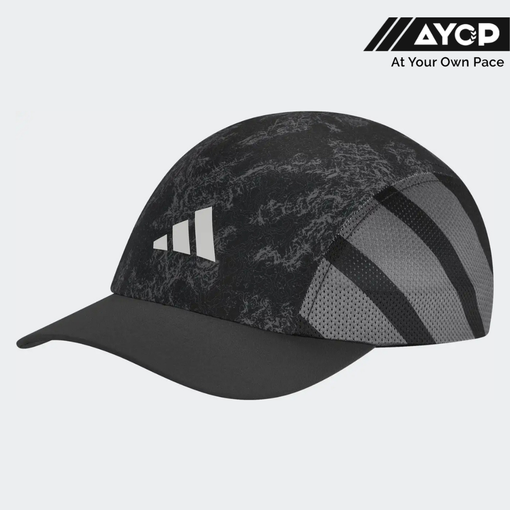 Adidas 3-Panels Climacool Unisex Running Cap - Black Grey