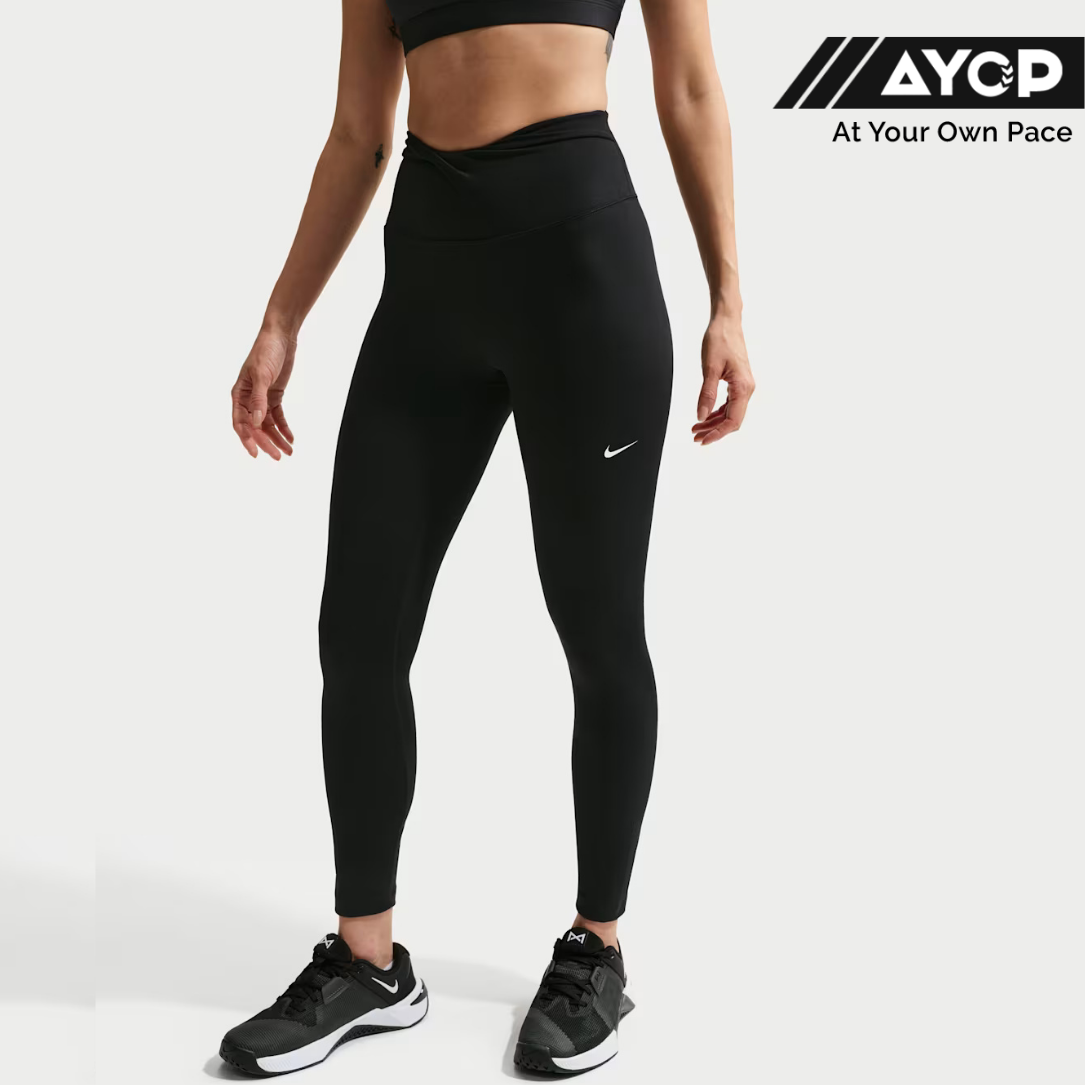 Nike One High-Waisted 7/8 Length Women's Running Leggings - Black
