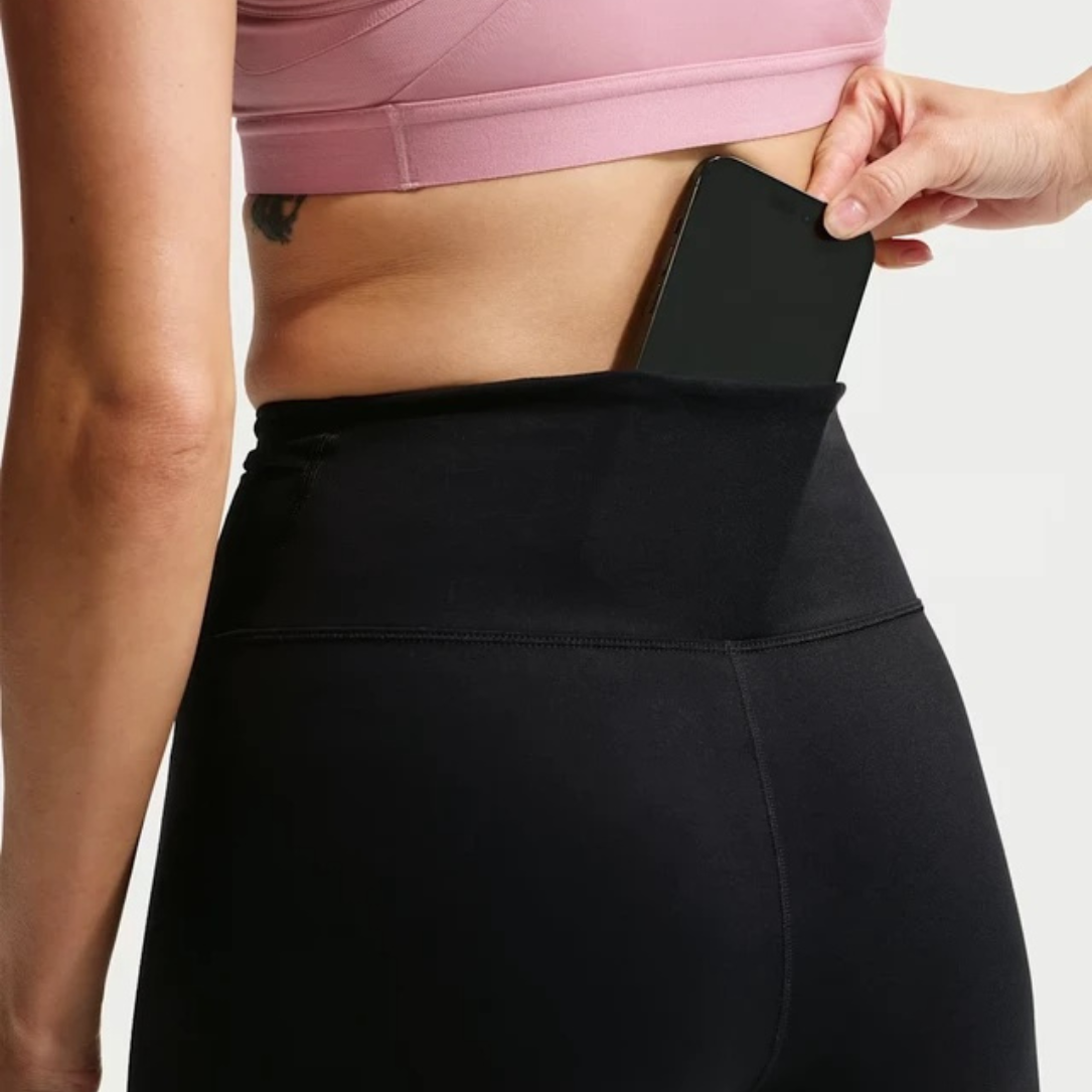 Nike One High-Waisted 7/8 Length Women's Running Leggings - Black
