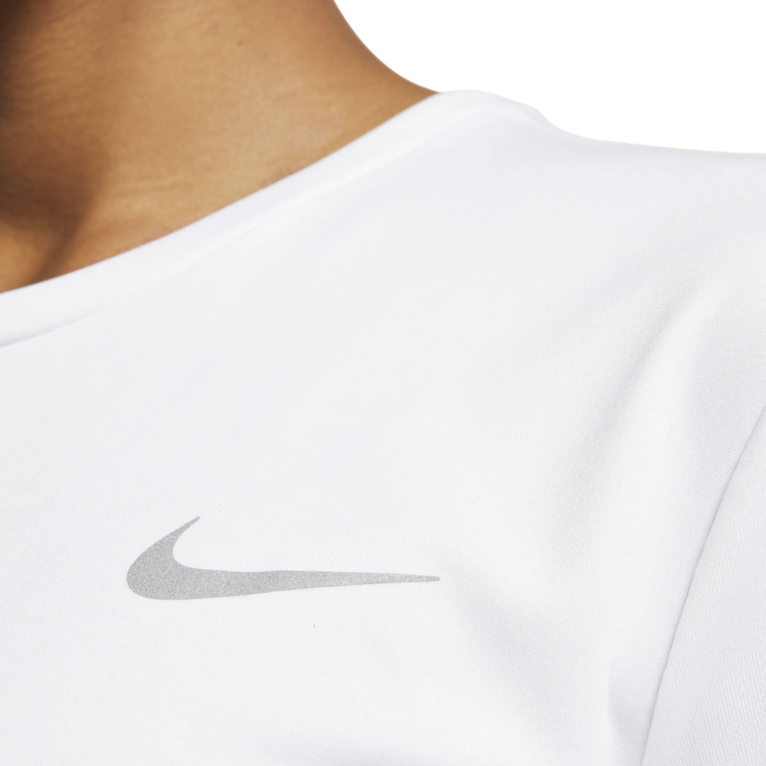 Nike Miler Short-Sleeve Women's Running Top - White