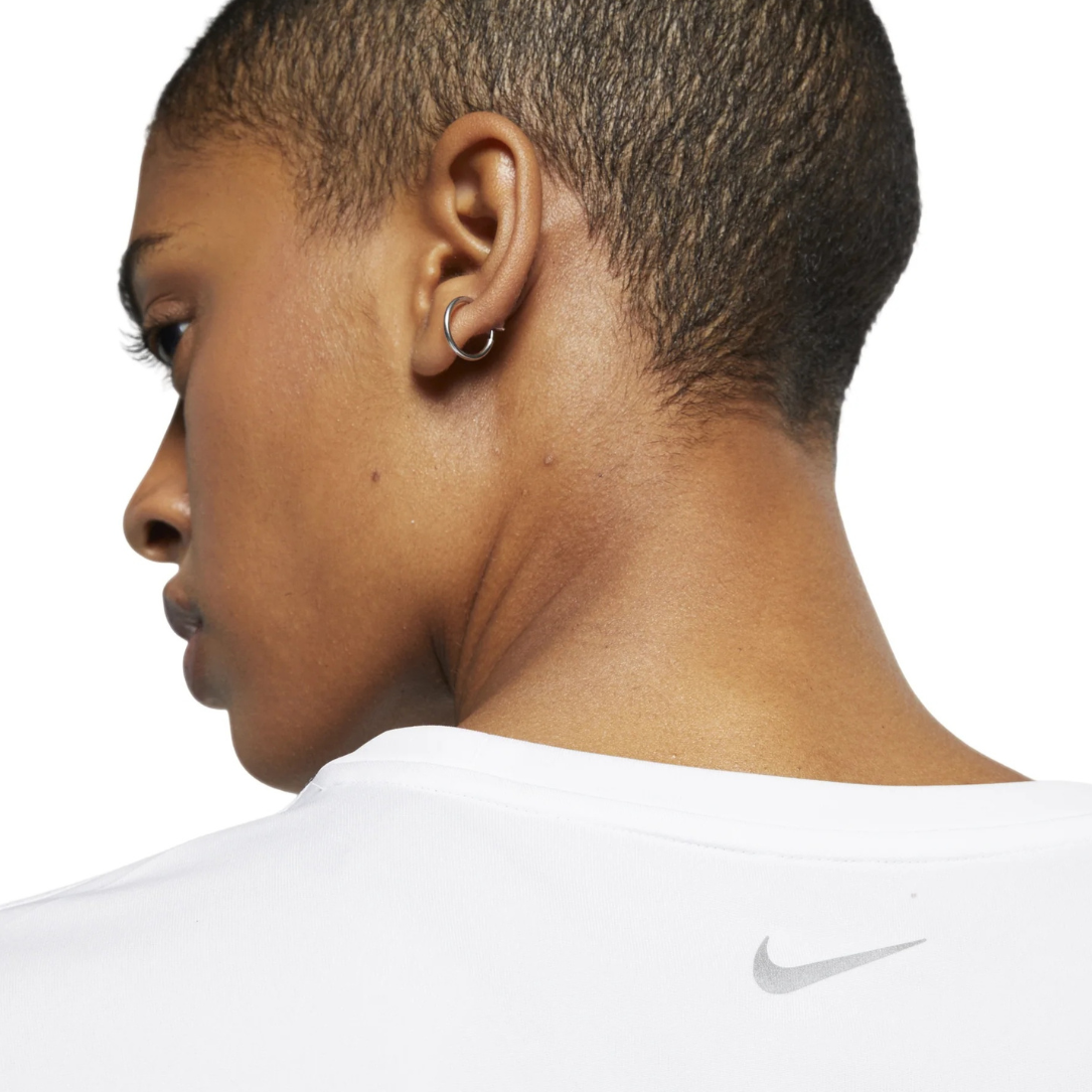 Nike Miler Short-Sleeve Women's Running Top - White