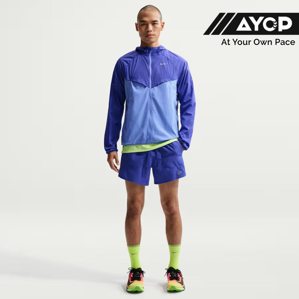 Nike Dri-FIT Stride 5 Inch Brief-Lined Men's Running Shorts - Lapis