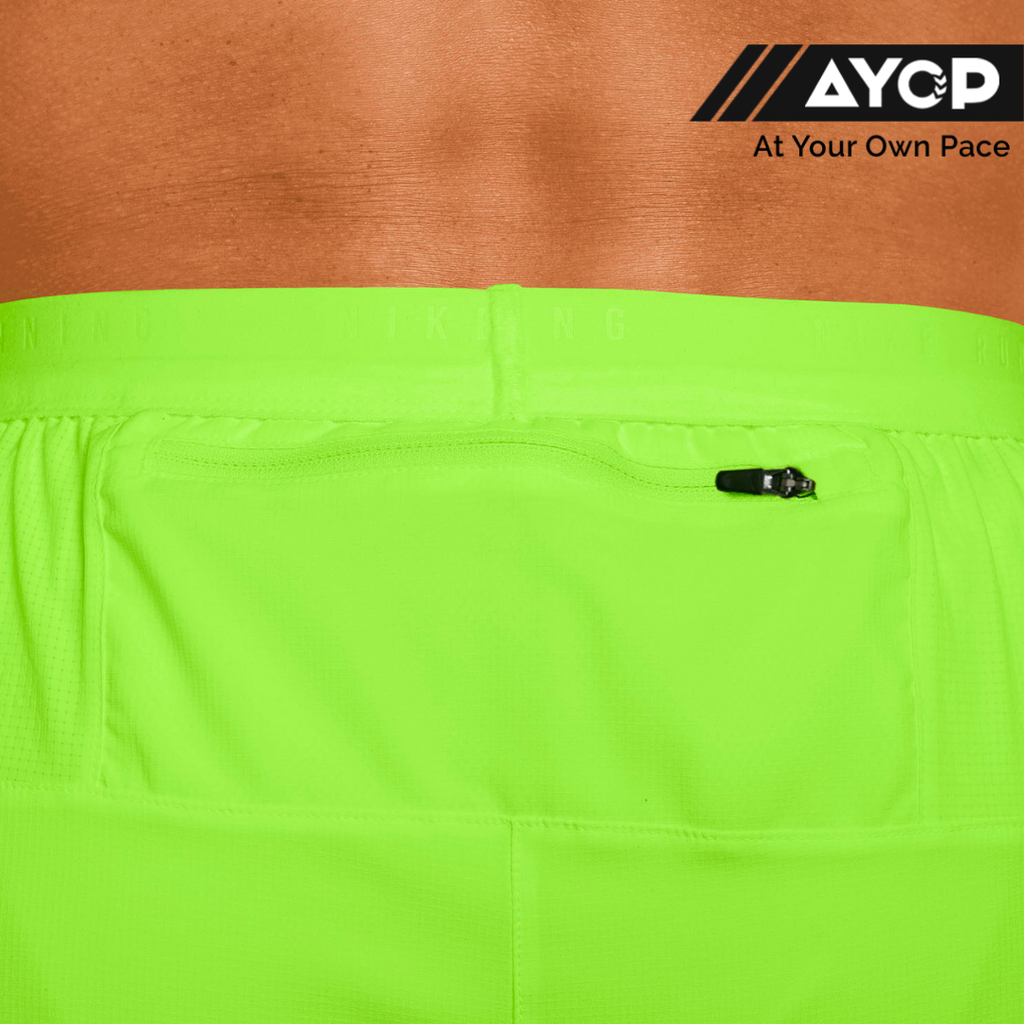Nike Dri-FIT Stride 5 Inch Brief-Lined Men's Running Shorts - Volt Ice