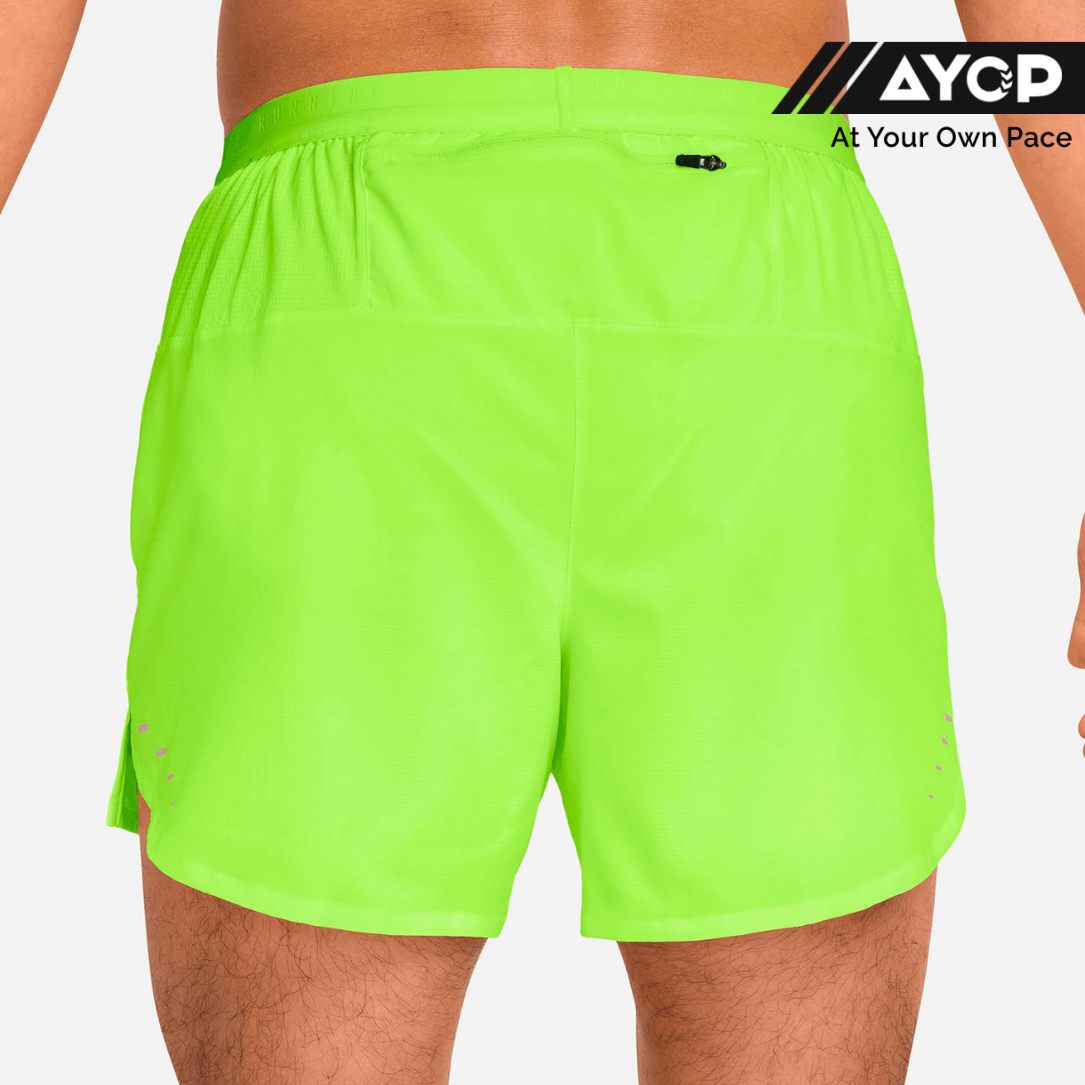 Nike Dri-FIT Stride 5 Inch Brief-Lined Men's Running Shorts - Volt Ice