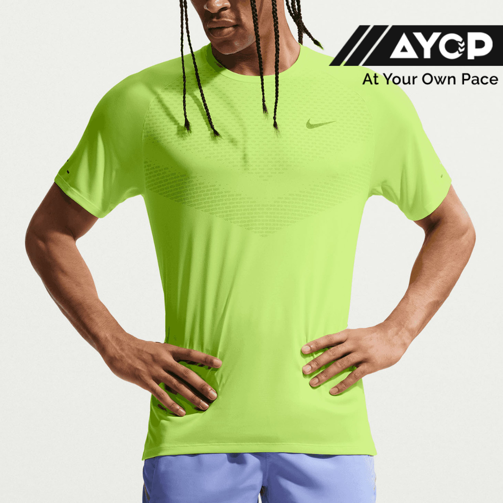 Nike Dri-FIT Stride ADV Short-Sleeve Men's Running Top - Volt Ice